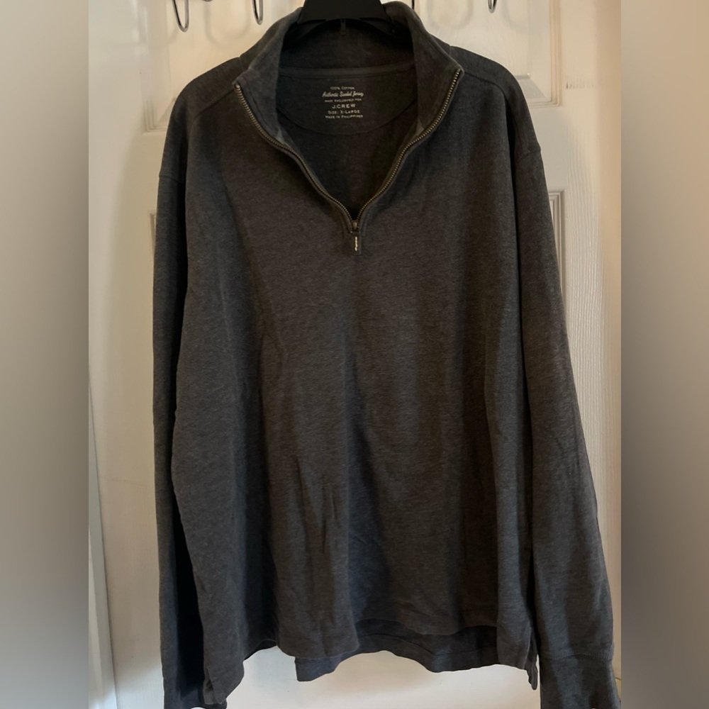 X-Large,Authentic sueded jersey made exclusively for Jcrew 100% cotton sweater - Picture 1 of 6